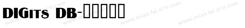 DIGits DB字体转换